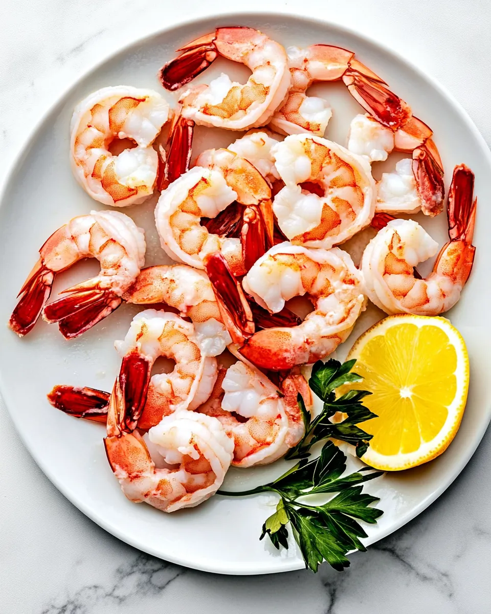 Poached Shrimp