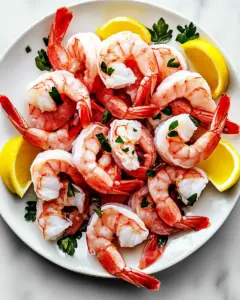Poached Shrimp