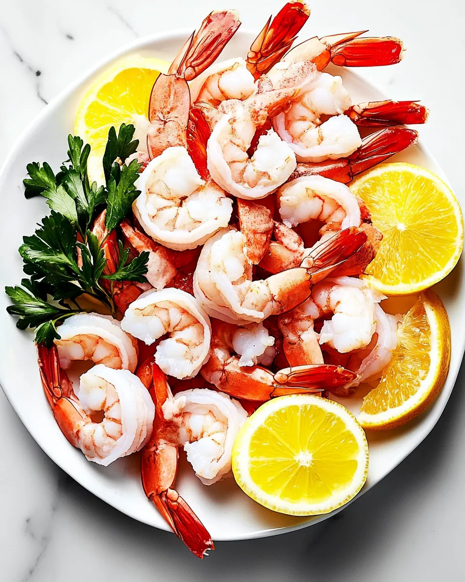 Poached Shrimp