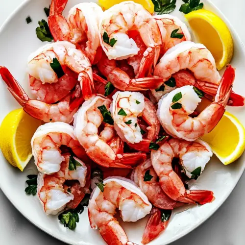 Poached Shrimp