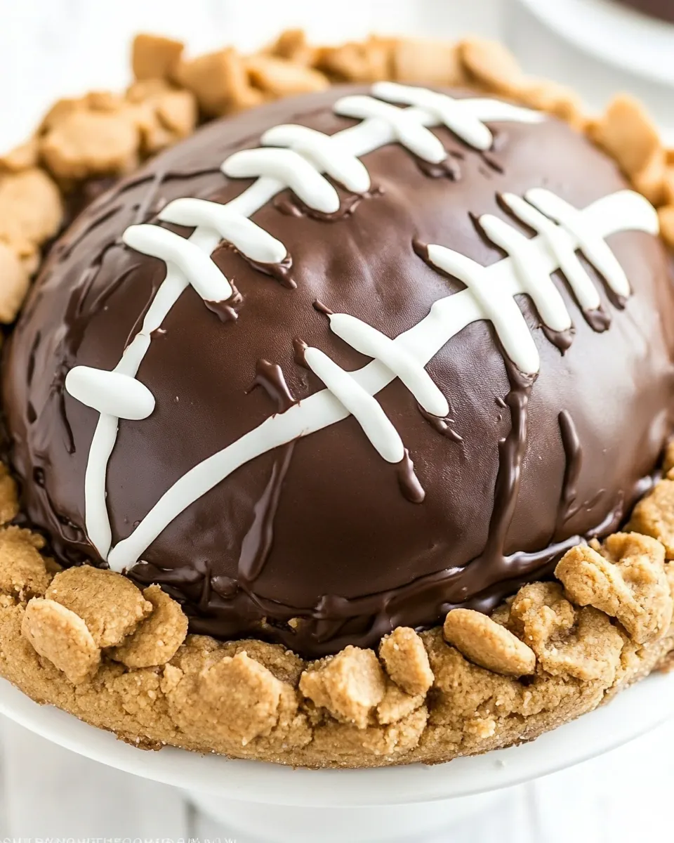 Football Cookie Cake