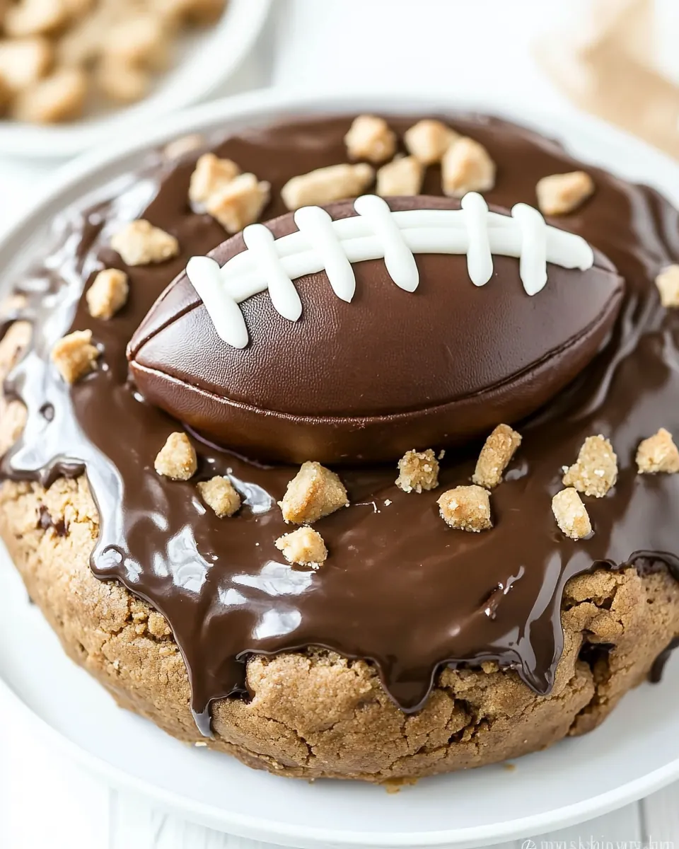 Football Cookie Cake