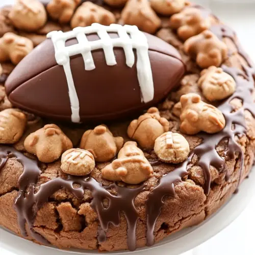 Football Cookie Cake