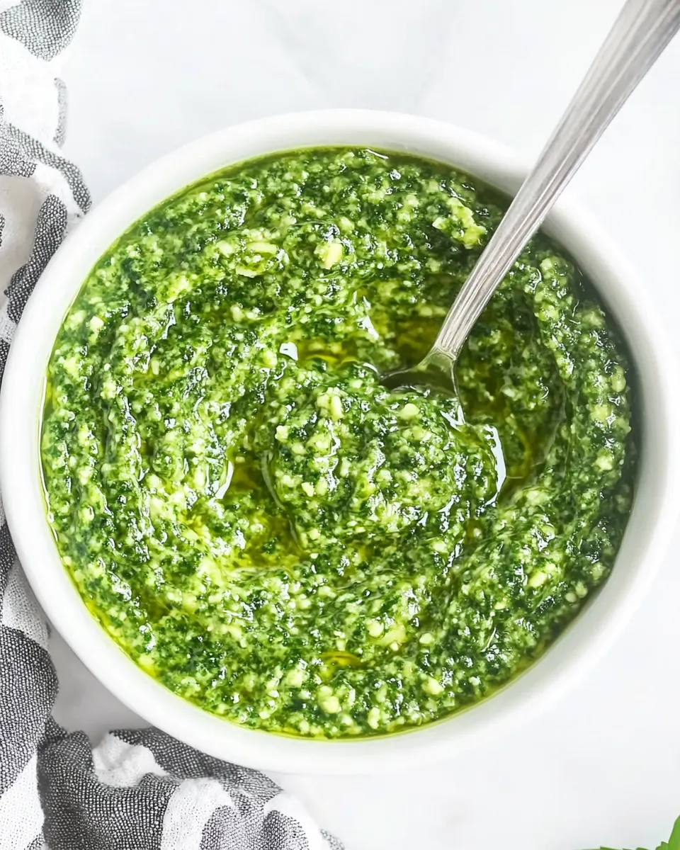 Nut Free Basil Pesto