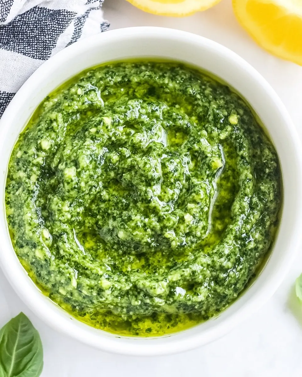 Nut Free Basil Pesto