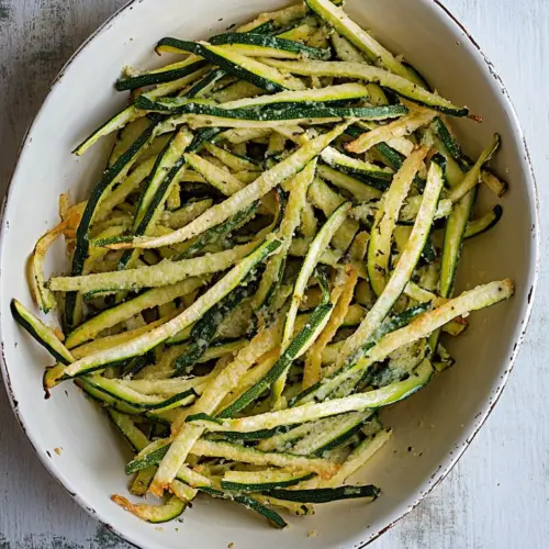 Zucchini Shoestring and Ribbon Fries