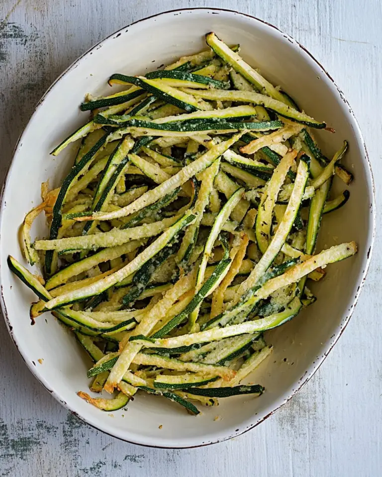 Zucchini Shoestring and Ribbon Fries