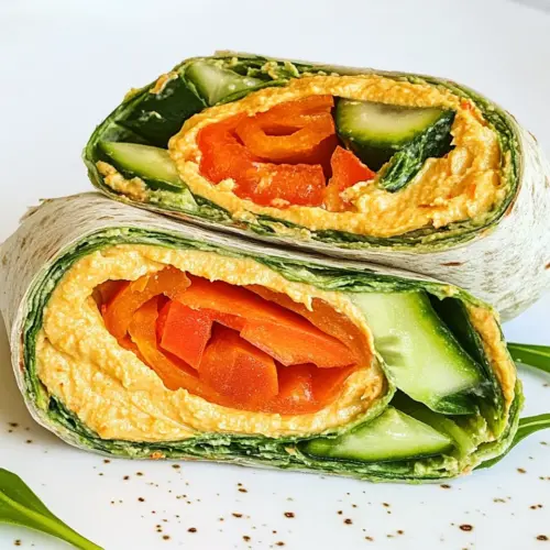 Hummus Veggie Wrap