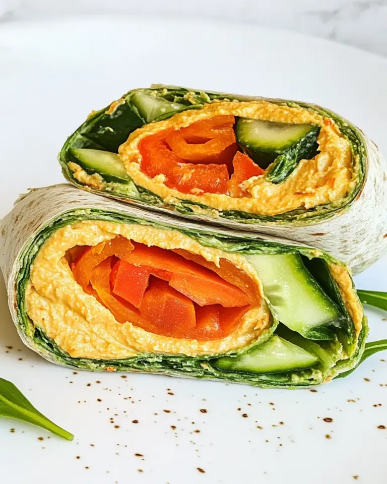 Hummus Veggie Wrap