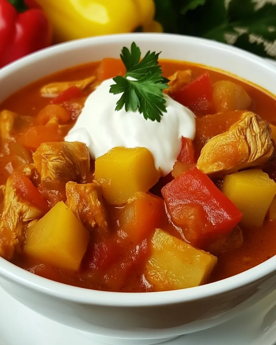 Hungarian Chicken Goulash