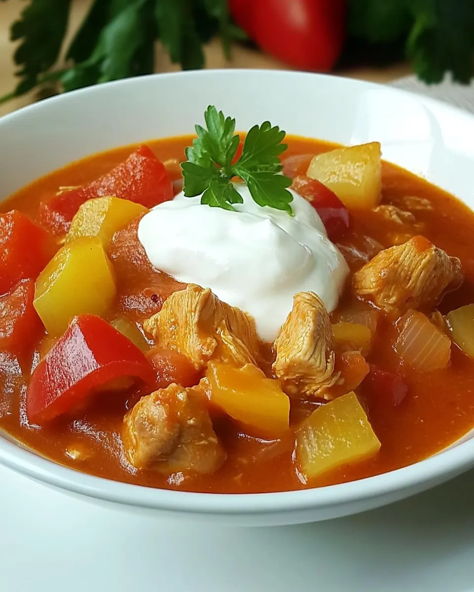 Hungarian Chicken Goulash