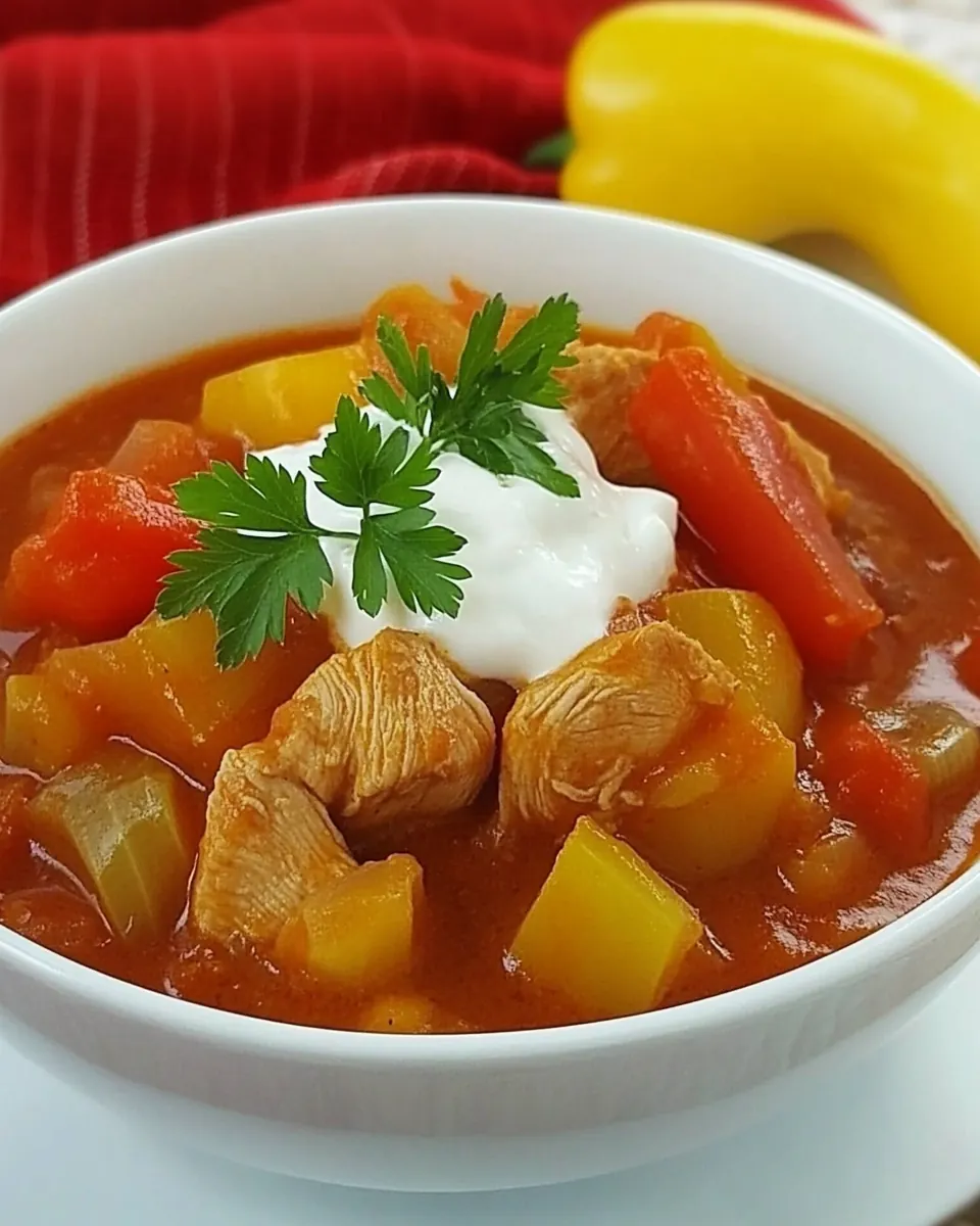 Hungarian Chicken Goulash