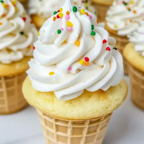Ice Cream Cone Cupcakes