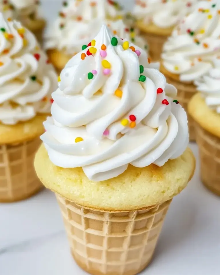 Ice Cream Cone Cupcakes