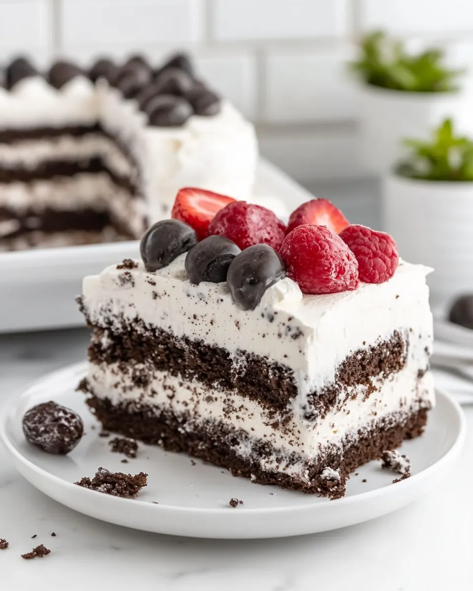 Ice Cream Sandwich Cake