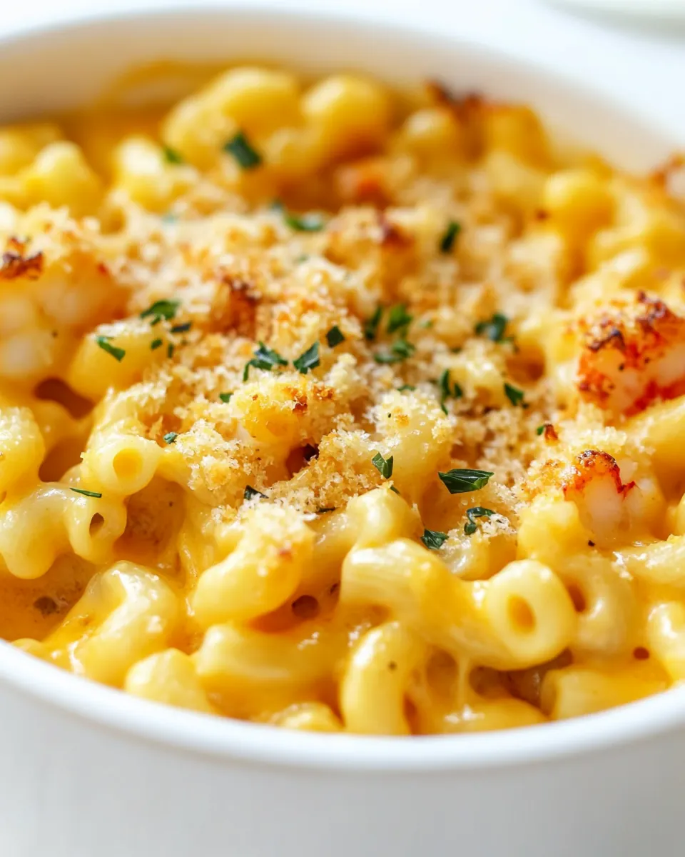 Incredible Lobster Mac and Cheese