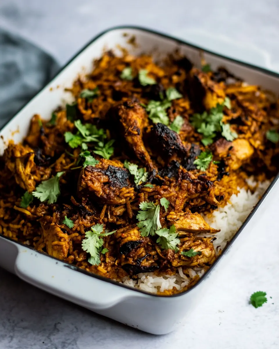 Indian Chicken Rice Casserole