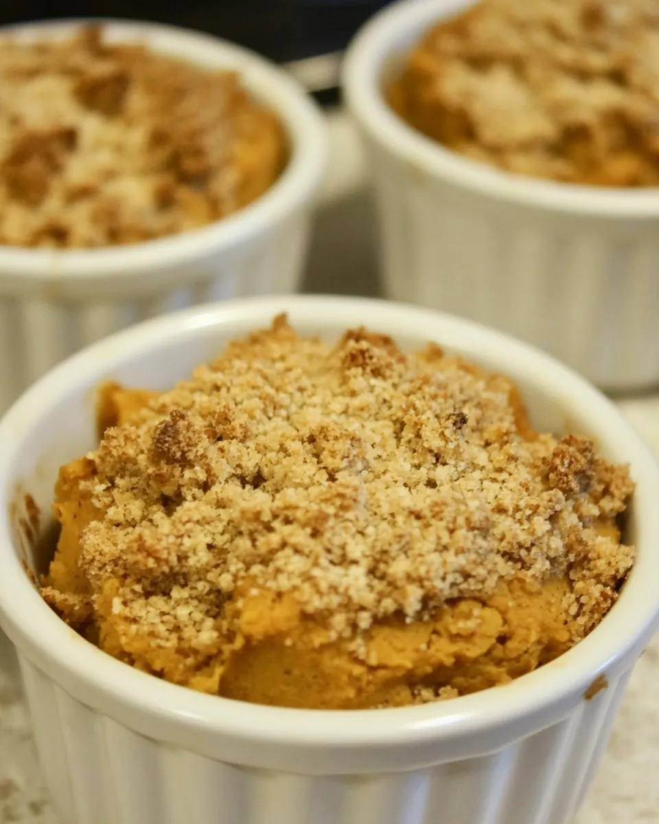 Individual Sweet Potato Casseroles