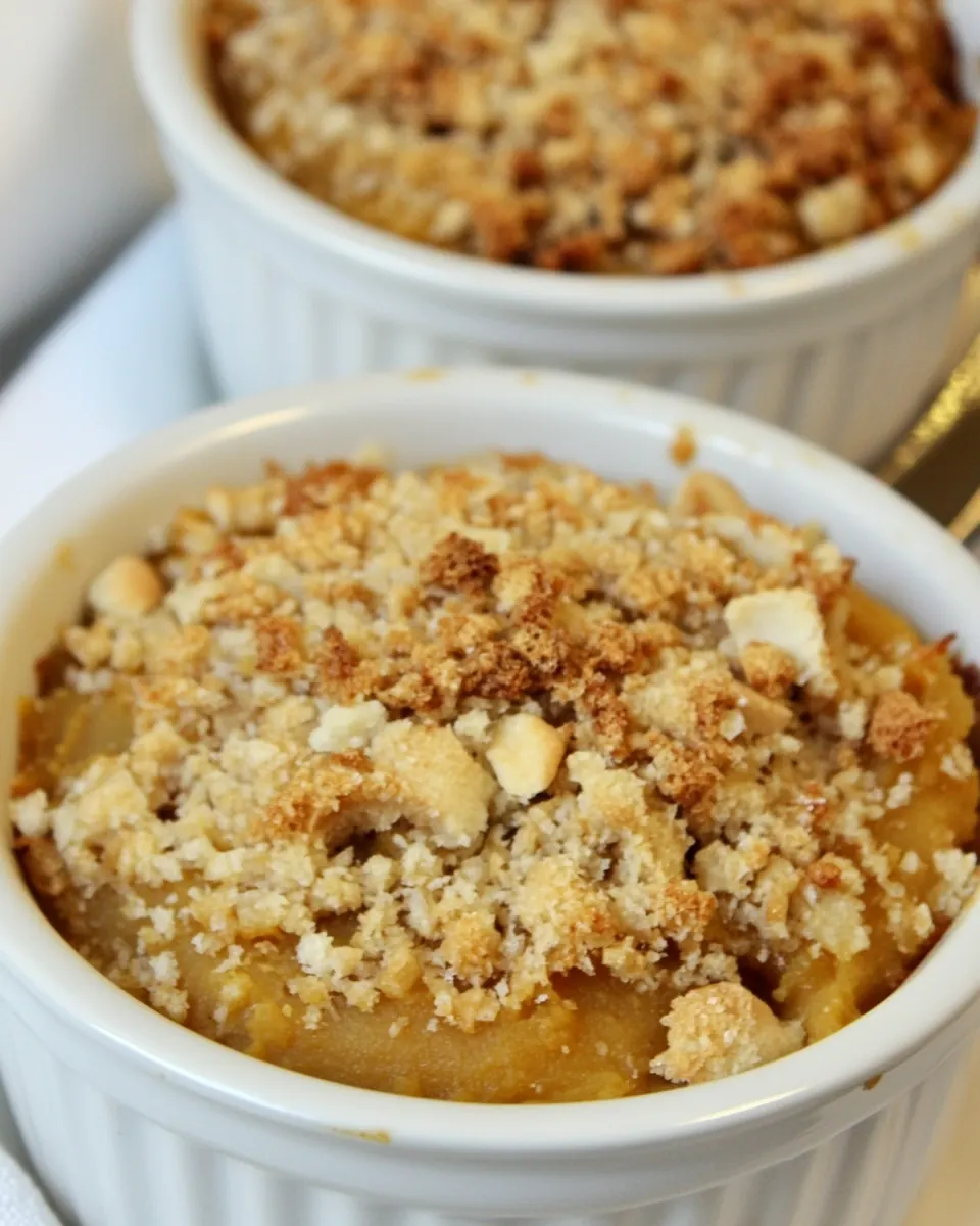 Individual Sweet Potato Casseroles