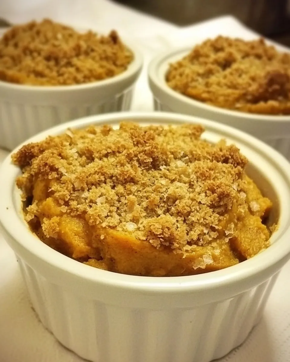 Individual Sweet Potato Casseroles