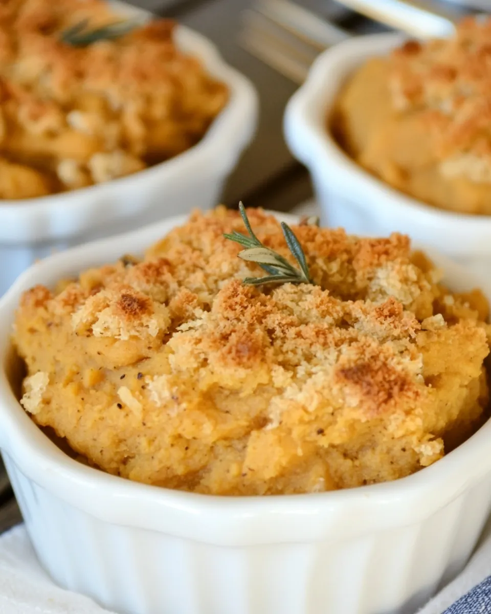 Individual Sweet Potato Casseroles