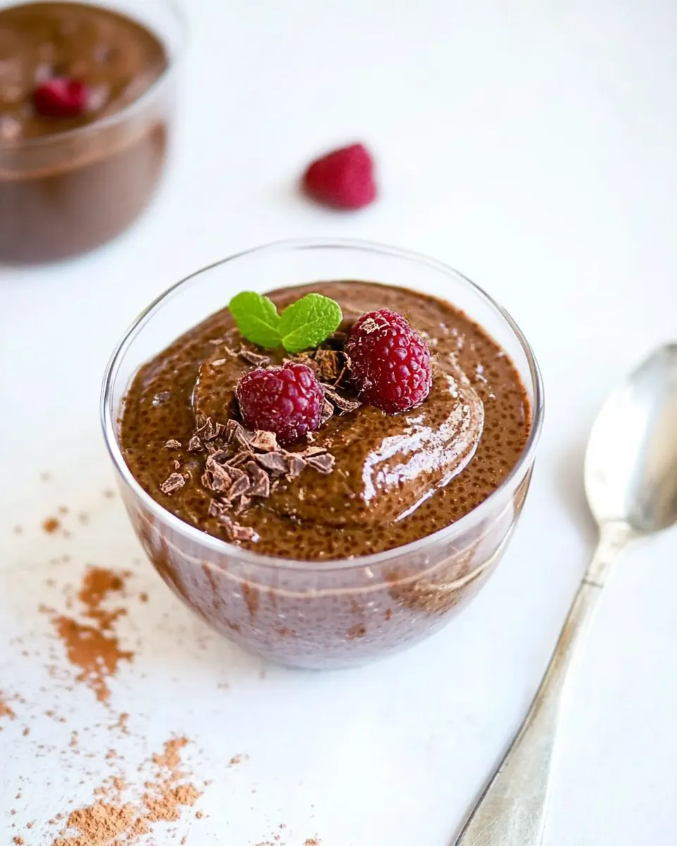 Instant Chia Chocolate Pudding