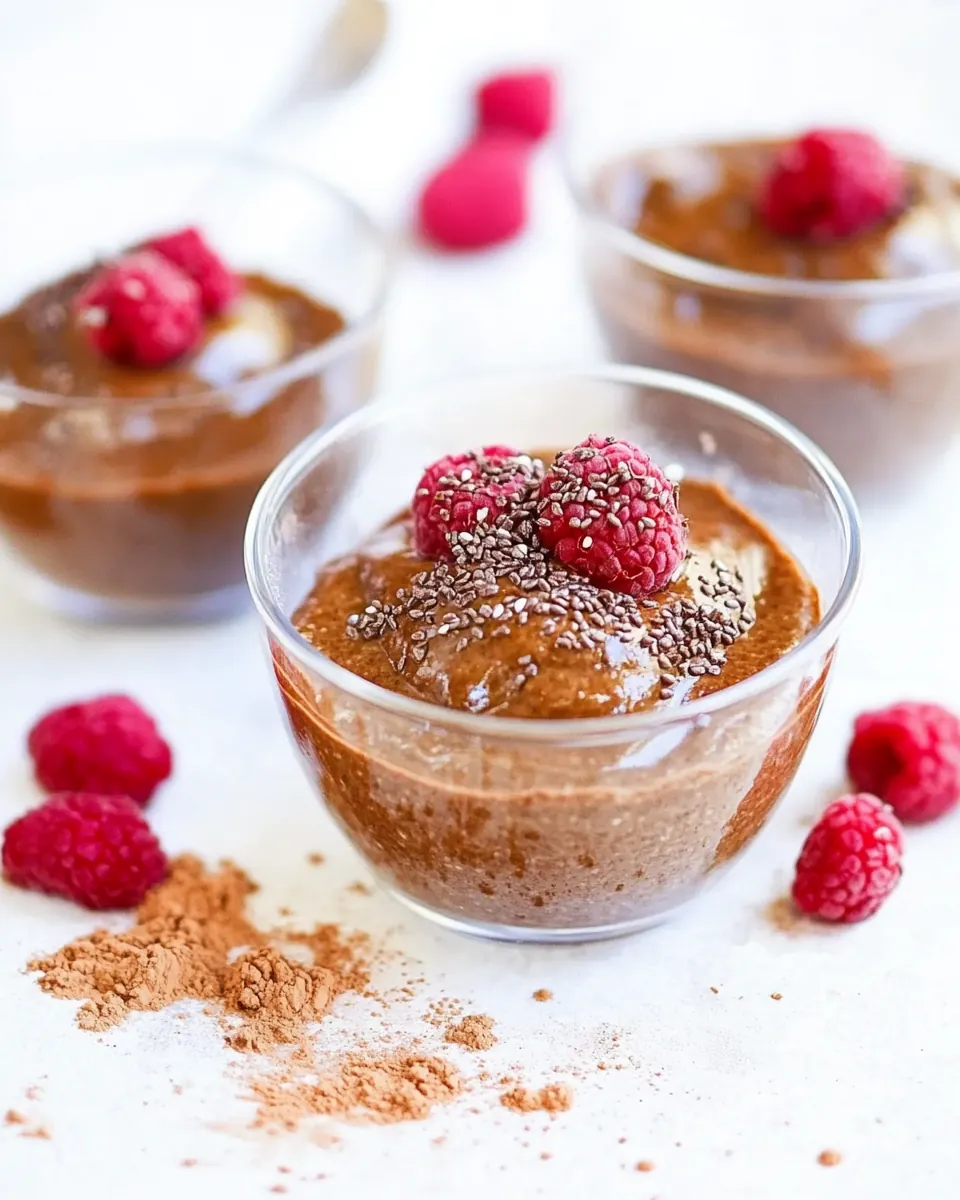 Instant Chia Chocolate Pudding