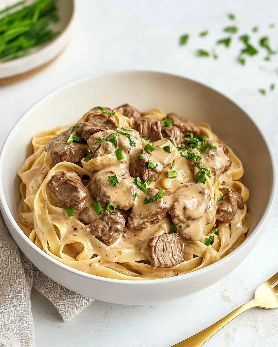 Instant Pot Beef Stroganoff