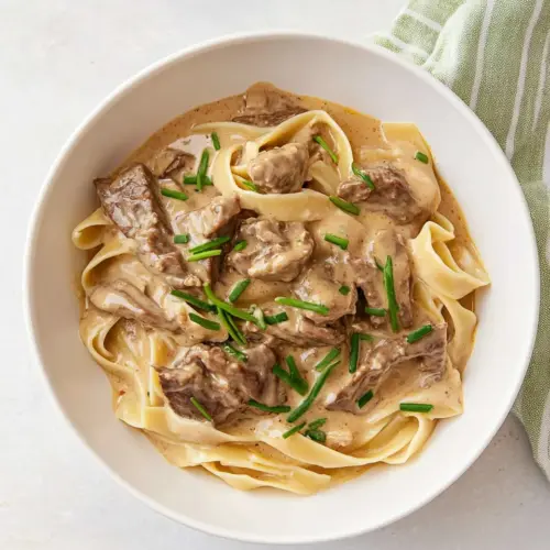Instant Pot Beef Stroganoff