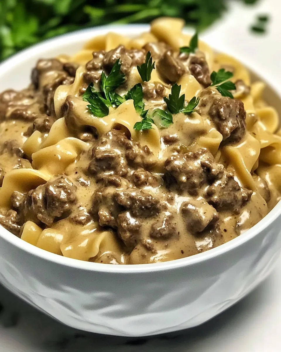 Instant Pot Beef Stroganoff