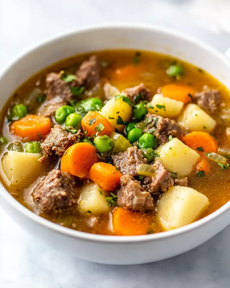 Instant Pot Beef and Vegetable Soup