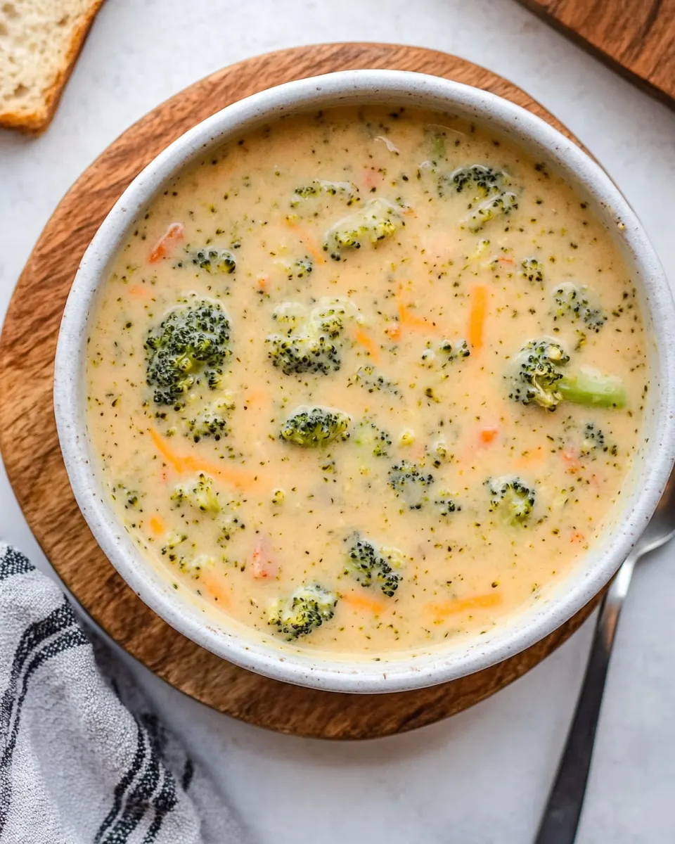 Instant Pot Broccoli Cheddar Soup