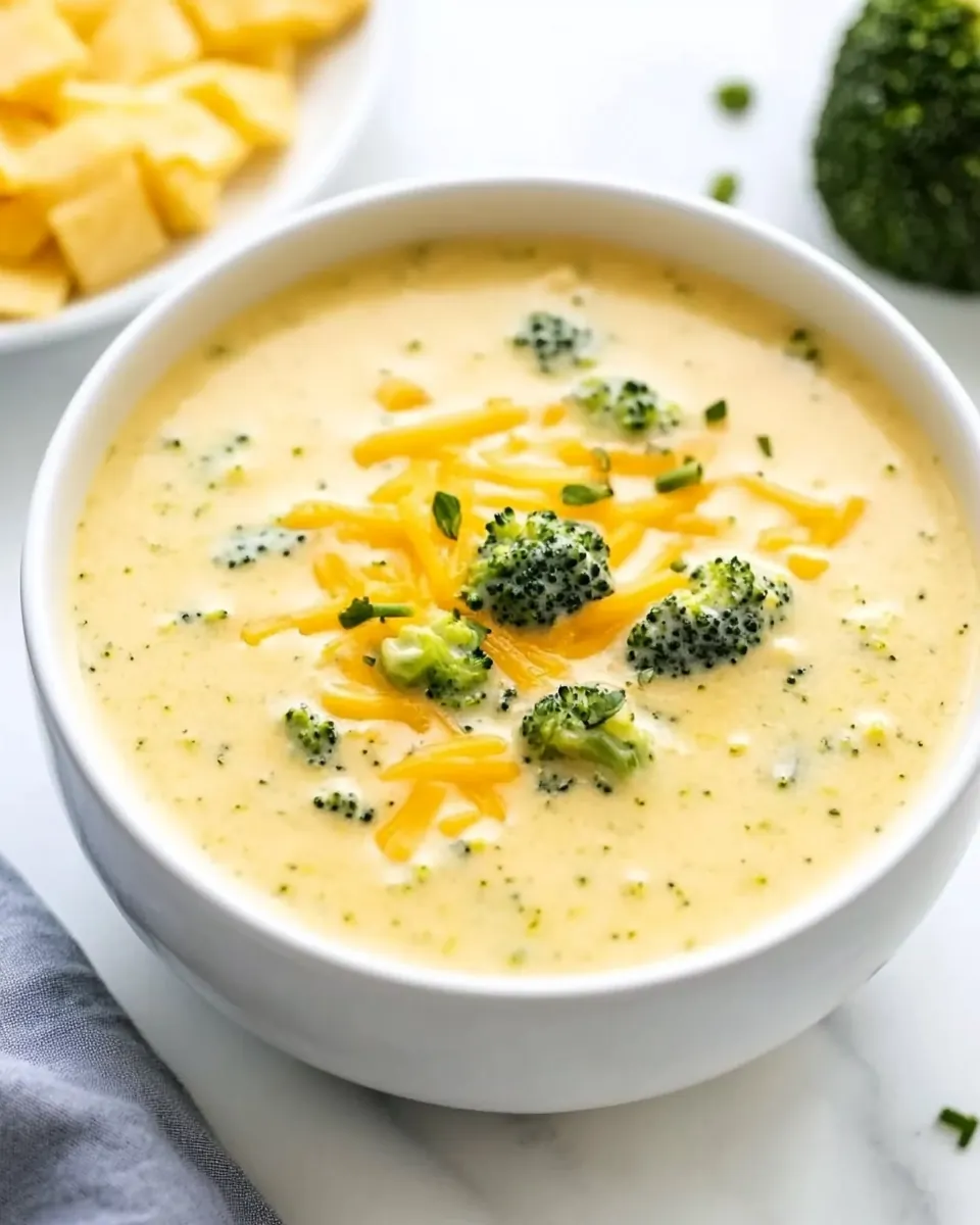 Instant Pot Broccoli Cheddar Soup