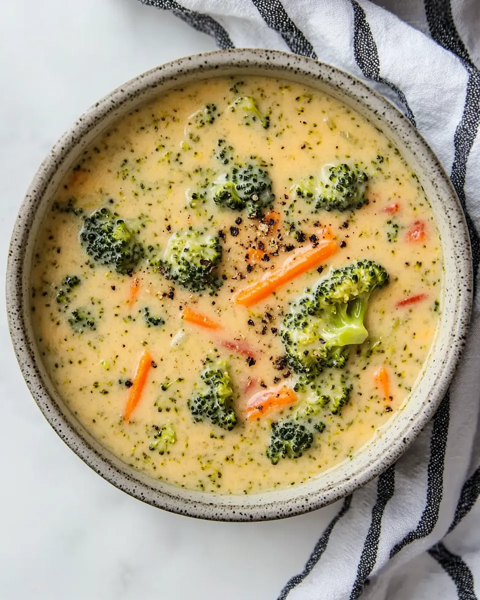 Instant Pot Broccoli Cheddar Soup