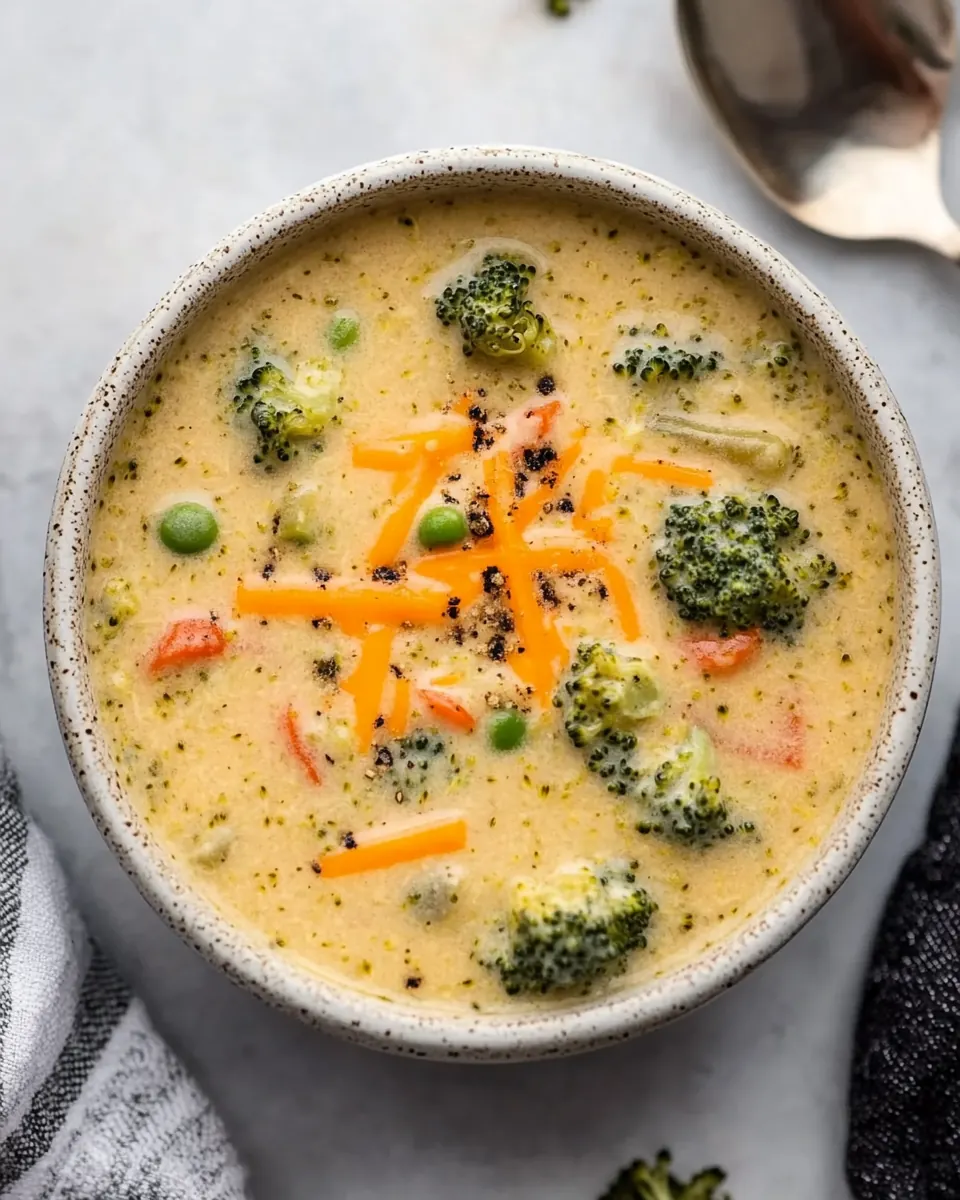 Instant Pot Broccoli Cheddar Soup