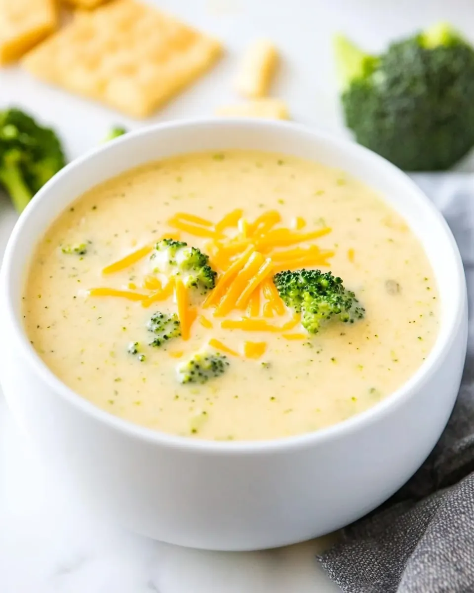 Instant Pot Broccoli Cheddar Soup