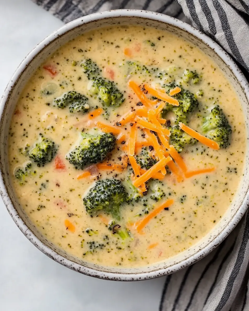 Instant Pot Broccoli Cheddar Soup