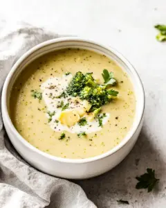Instant Pot Broccoli Cheddar and Zucchini Soup