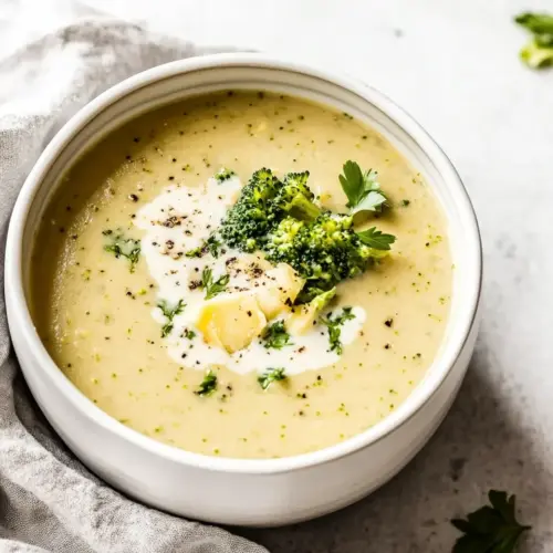 Instant Pot Broccoli Cheddar and Zucchini Soup