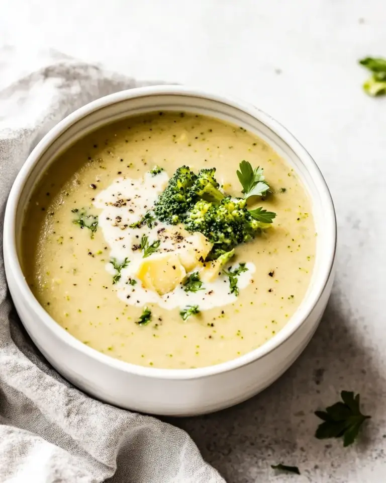 Instant Pot Broccoli Cheddar and Zucchini Soup