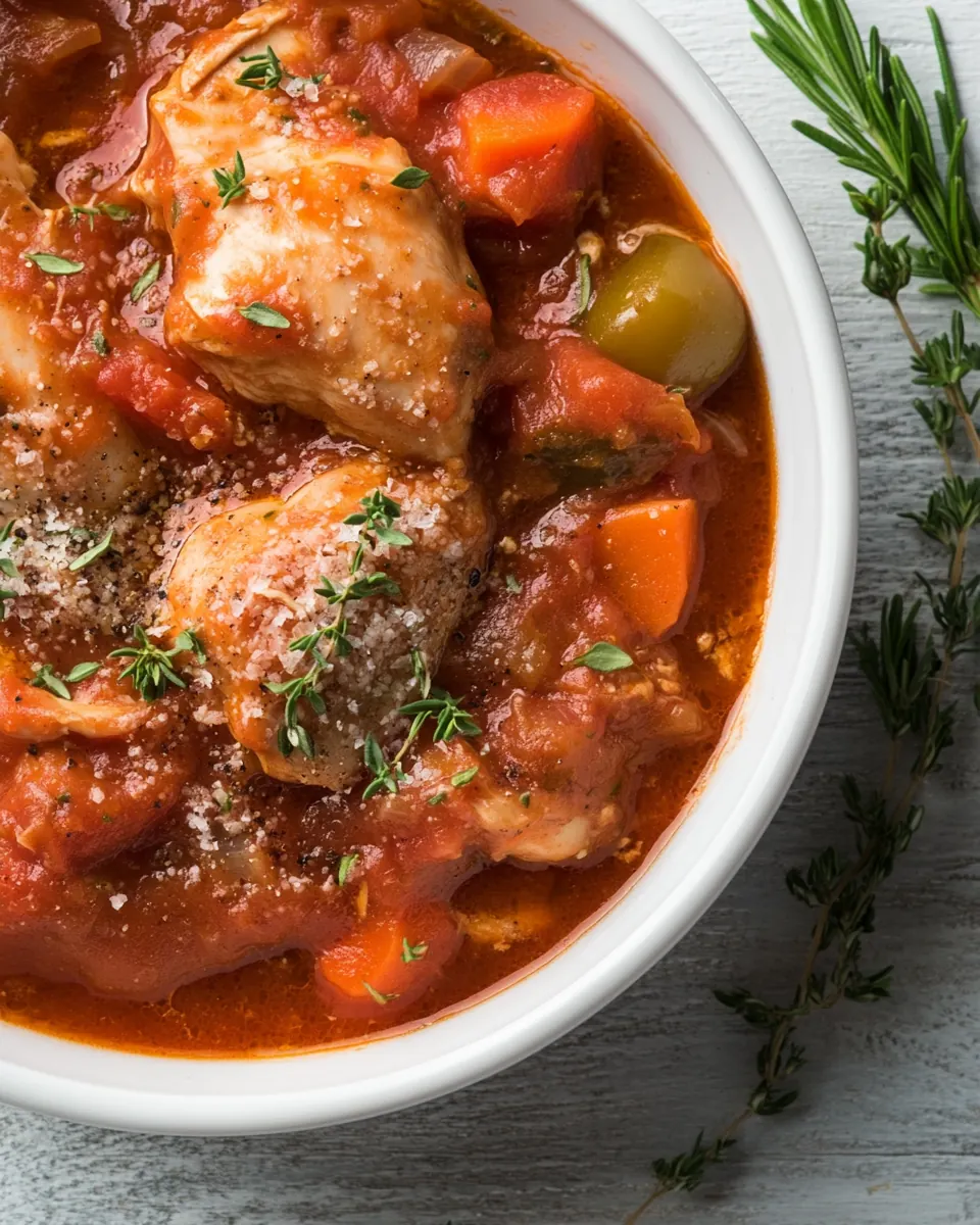 Instant Pot Chicken Cacciatore