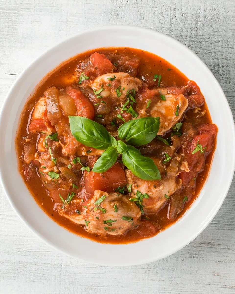 Instant Pot Chicken Cacciatore