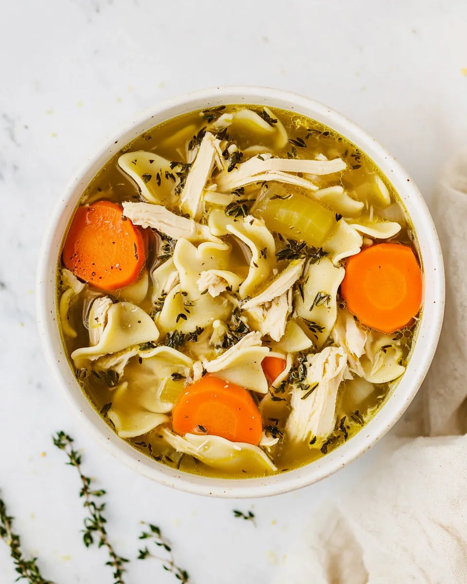 Instant Pot Chicken Noodle Soup