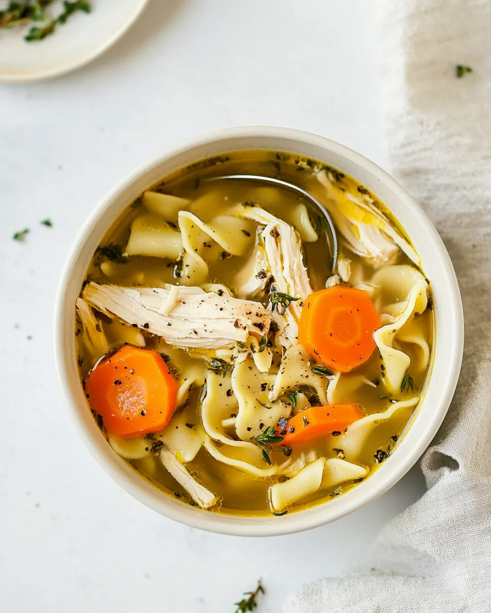 Instant Pot Chicken Noodle Soup