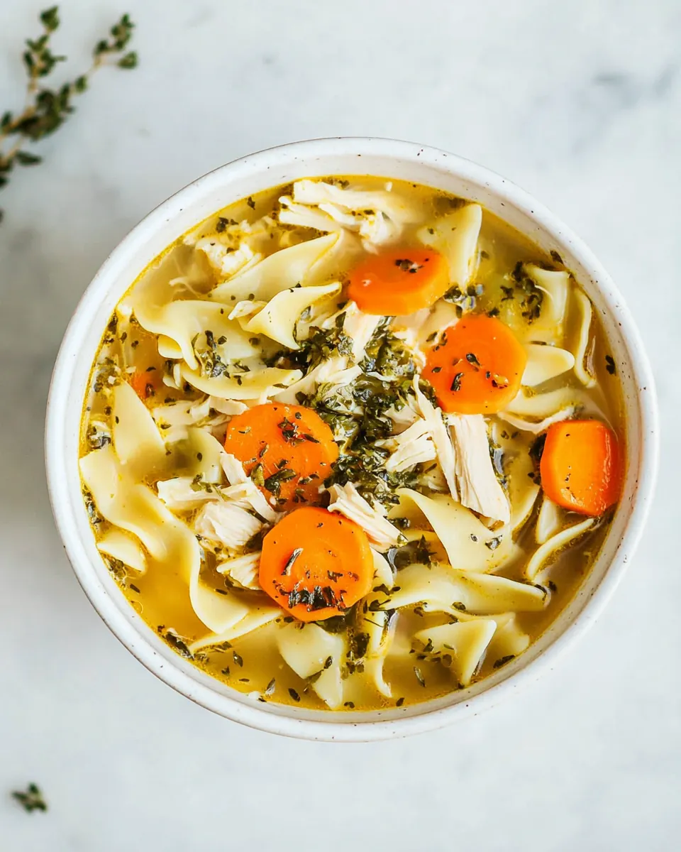 Instant Pot Chicken Noodle Soup