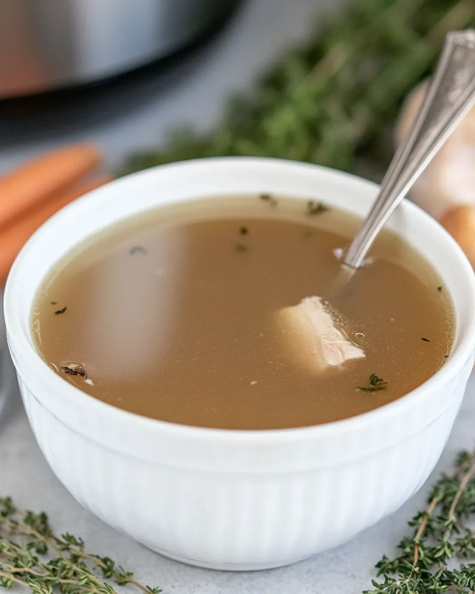 Instant Pot Chicken Stock