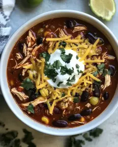 Instant Pot Chicken Taco Chili