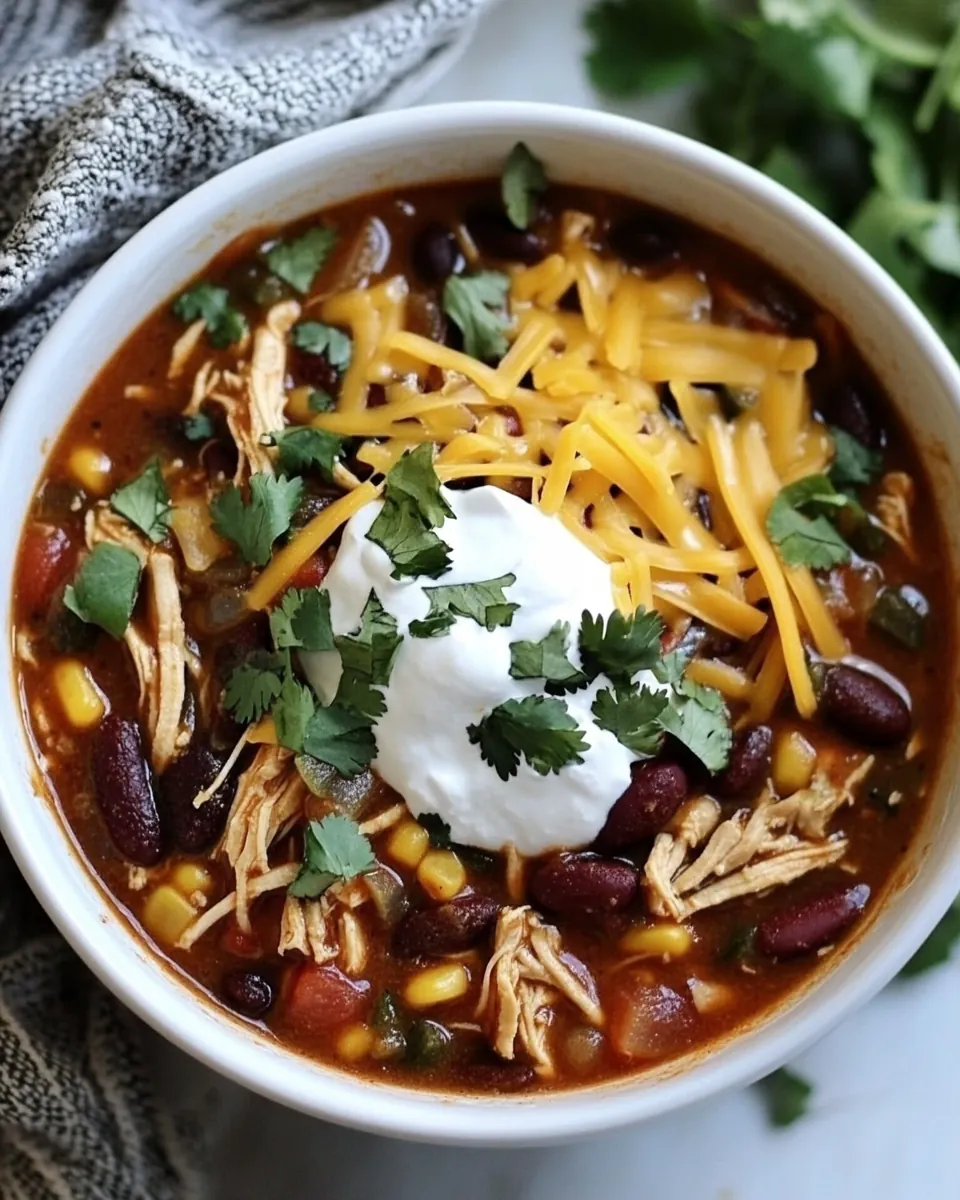 Instant Pot Chicken Taco Chili