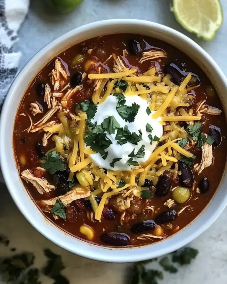 Instant Pot Chicken Taco Chili