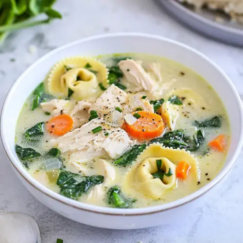 Instant Pot Chicken Tortellini Soup